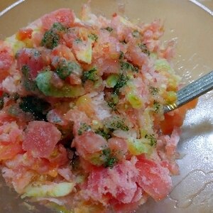 冷凍トマトのフローズンスープ